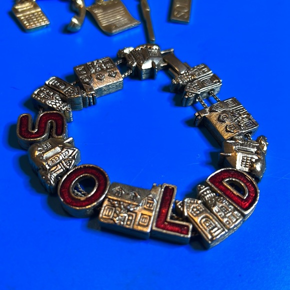 Real estate agent JEWELRY! Bracelet & JJ BROOCH - lot - Picture 8 of 8